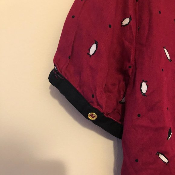 Nine Bird Pink Penguin Blouse - Picture 4 of 6